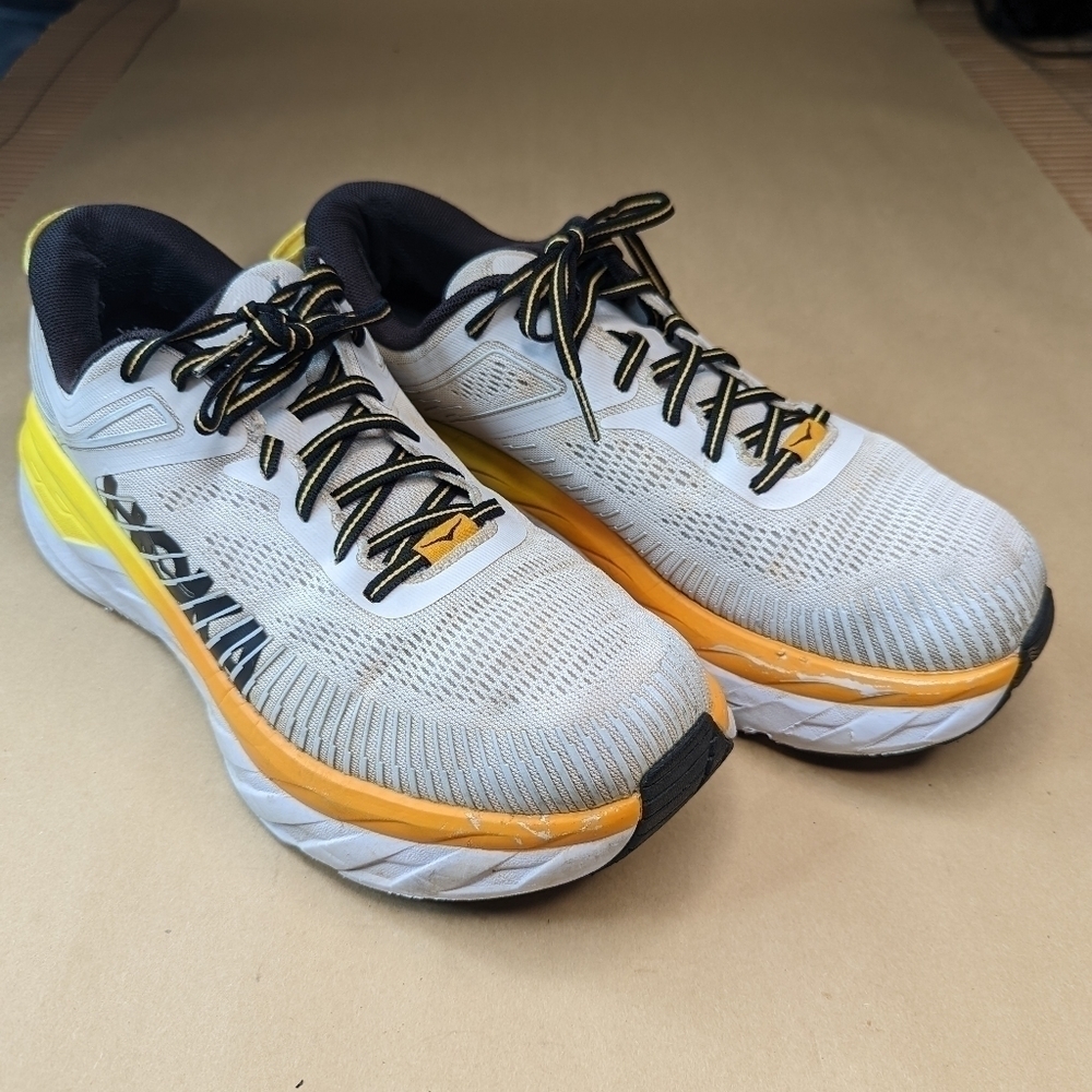 Hoka One One Bondi 7 1110530-NCRY Men's Size 10 2E gray